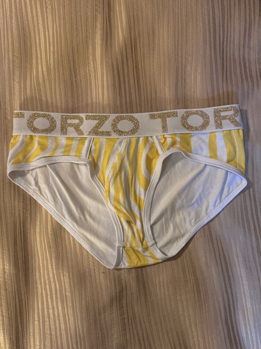 Torzo (Mexican) Stripe Underwear with Gold Logo Waistband